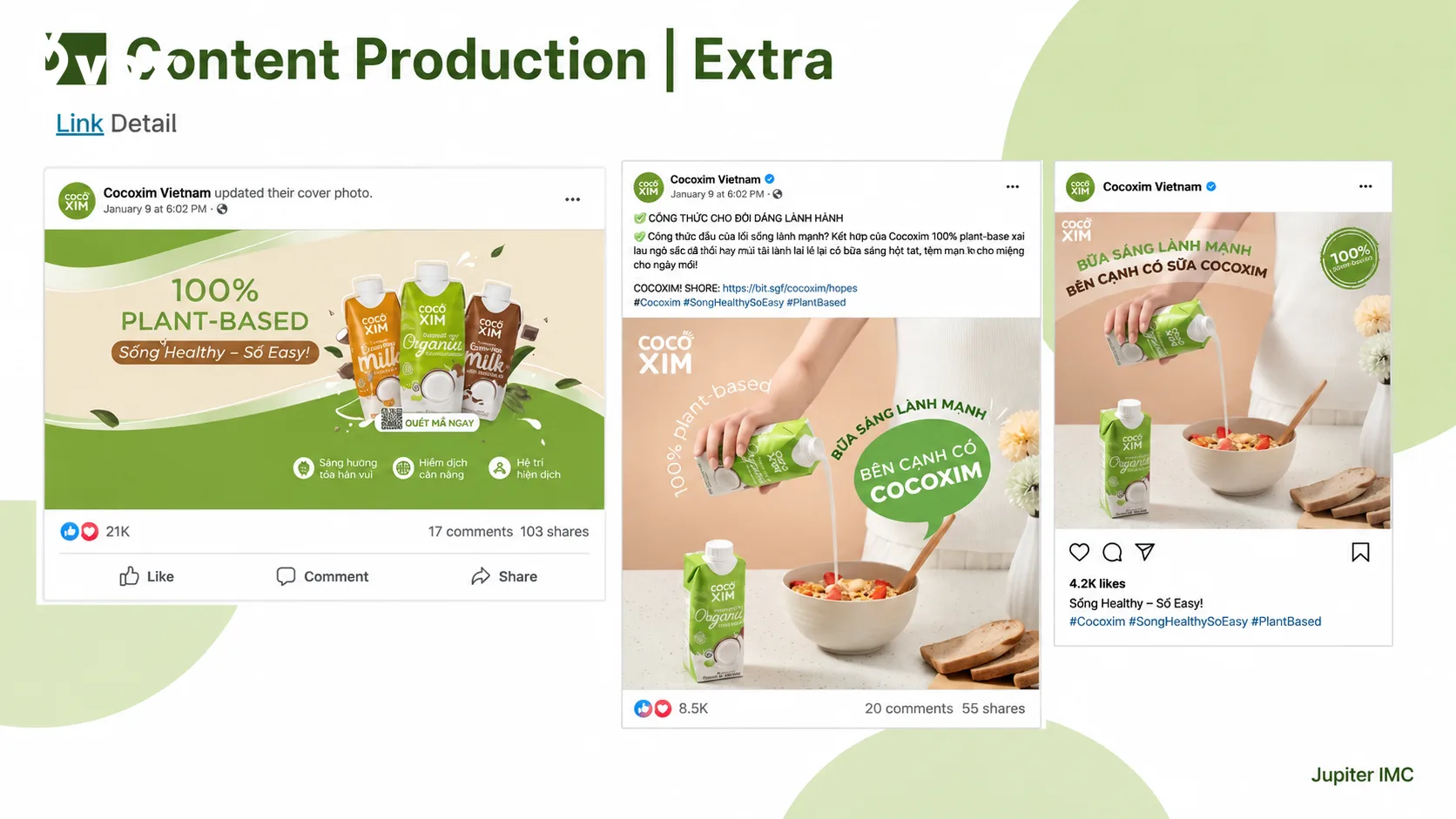 Cocoxim Campaign – brief và content direction cho FMCG plant-based