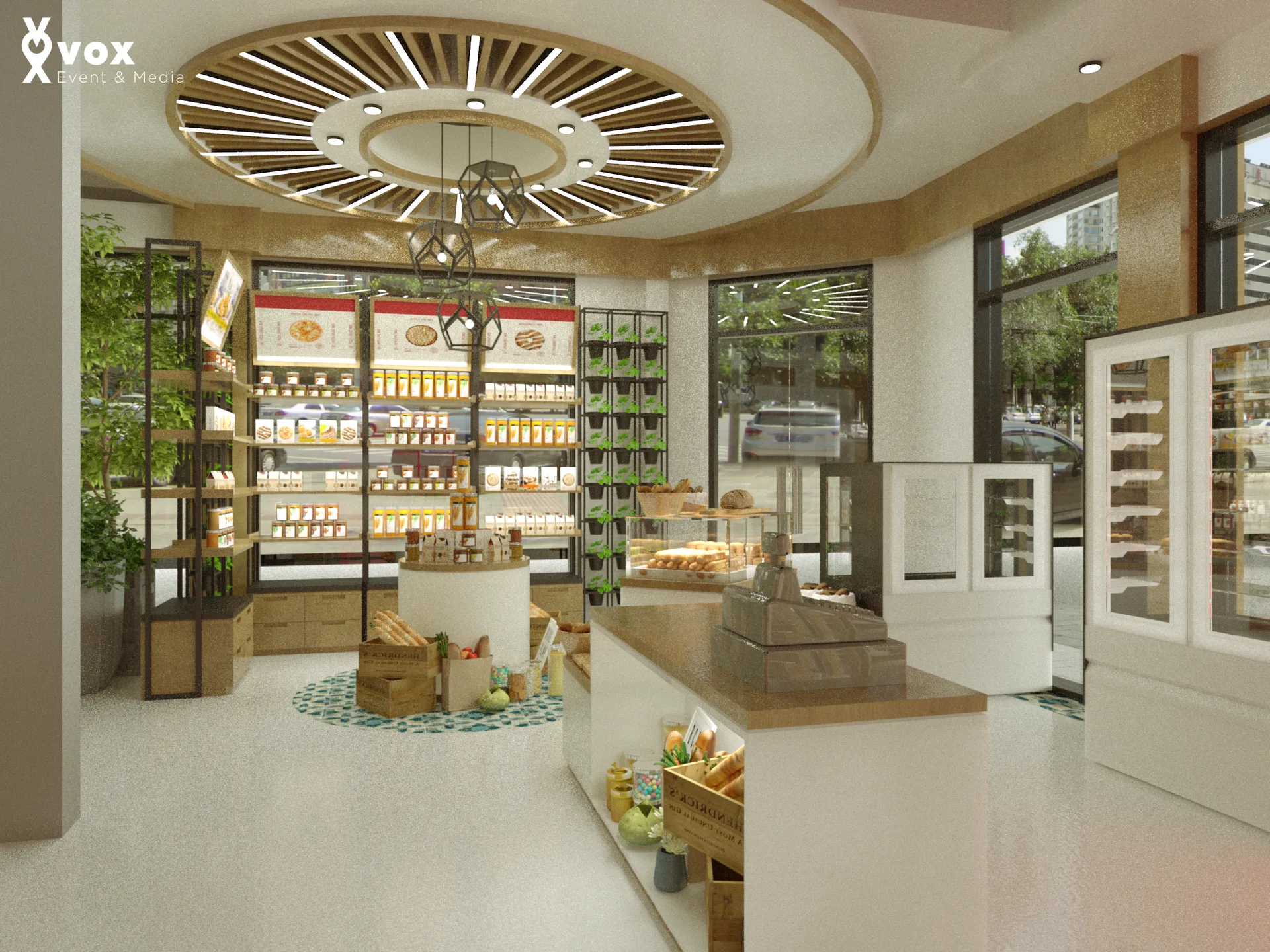 Đại Phát Bakery – thiết kế nội thất cửa hàng bánh