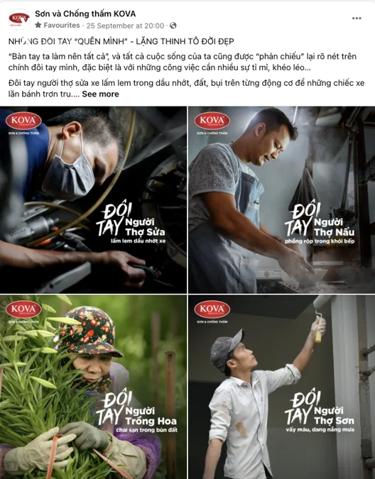 KOVA Social Media Retainer – content storytelling